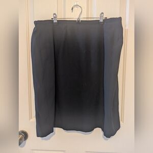 Lane Bryant Black Women's Midi Skirt, Lined, Size 20